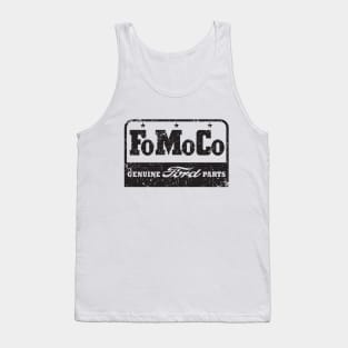 FoMoCo Ford parts worn look - black print Tank Top